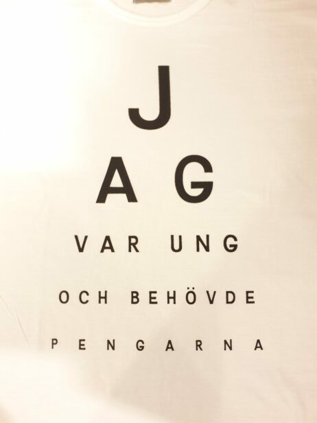Jag var ung och behövde pengarna